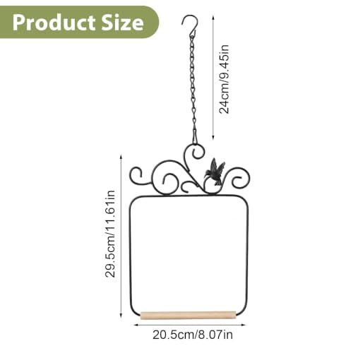 Hummingbird Swings and Perches 11.6x8.1in Humming Bird Swing