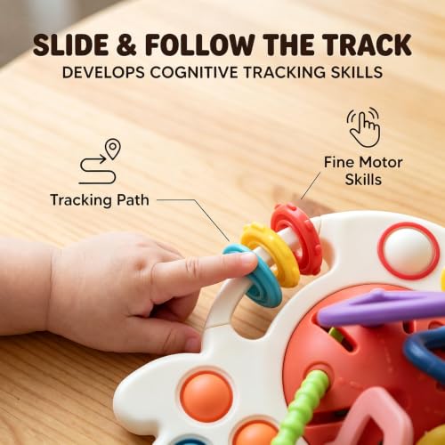 Montessori Pull String Sensory Toy for Toddlers