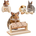 AOWPFVV Wooden Hamster Toys,Safe Rabbit Toys for Guinea Pigs