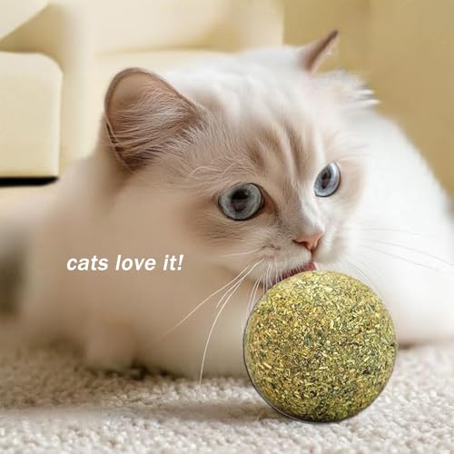 happylain 2 inches Diameter Catnip Ball - size: Set of 1