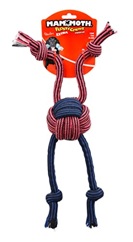 Mammoth Pet Products 43725187: Extra Flossy Chew Monkey Fist Dog Toy, 18In - size: Large 18", style: Monkey Fist w/4 Rope Ends