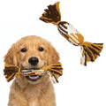 Dog Squeak Toy, Interactive Cotton Dog Rope Toy, Dog Toys to Keep Them Busy - color: Candy Chew