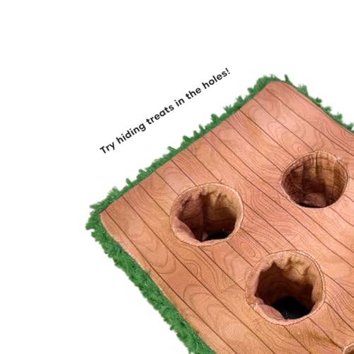 Patchwork Pet Glizzies by The Weens, Interactive Dog Puzzle Toy, 8 Plush Hot Dog Characters, Memory Foam Base, 17 x 8.5 x 3 inches