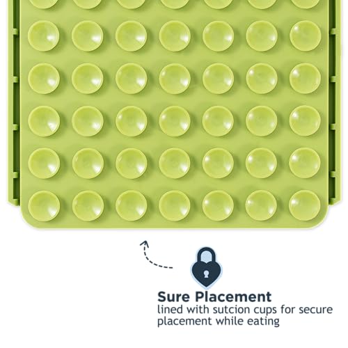 Tall Tails Grass Foraging Mat for Dogs and Cats – Slow Pet Feeder Puzzle Mat for Easy & Engaging Feeding - color: Grass