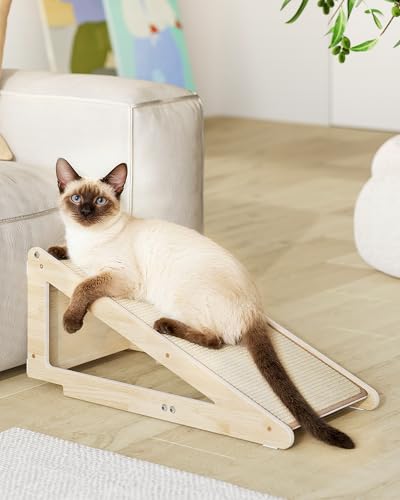 Aechonow 26.4'' Sisal Cat Scratcher Ramp for Indoor Cats