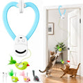 Interactive Cat Toys for Indoor Cats, Clip-On Automatic Flying Bird - color: Blue