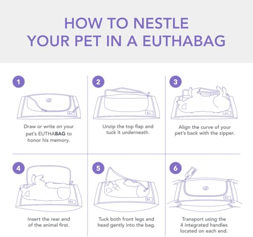 EUTHABAG Pet Body Snuggle Bag, Large (40-85lb) - size: Large