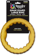 Spunky Pup Gnaw Guard Foam Dog Toy | Strong Dental Chew Toy | Promotes Healthy Teeth & Gums | Large Ring - color: Light Blue, size: Large