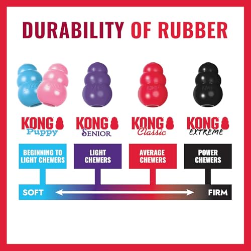 KONG Donut Dog Toy, Natural Rubber Chew Toy, for Large/X-Large Dogs - size: (Large/X-Large)