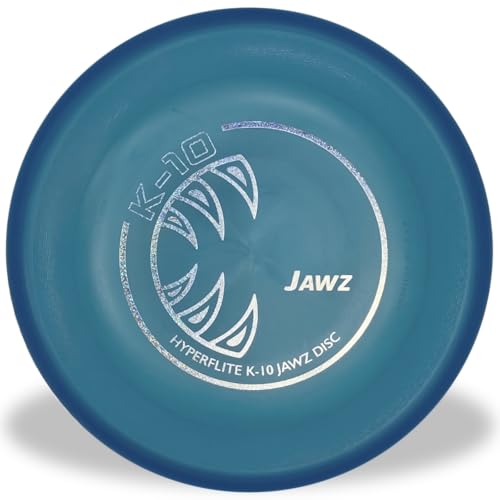 Hyperflite K-10 Jawz Puncture Resistant Dog Flying Disc, Medium-Large - color: Blue