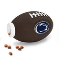 Pets First NCAA Penn State Nittany Lions Football Treat Dispensing Toy for Dogs and Cats, Rubber Ball Pet Toy, Interactive Fun Doggie Treat Toy, Natural Rubber Feeding Toy - color: Penn State Nittany Lions