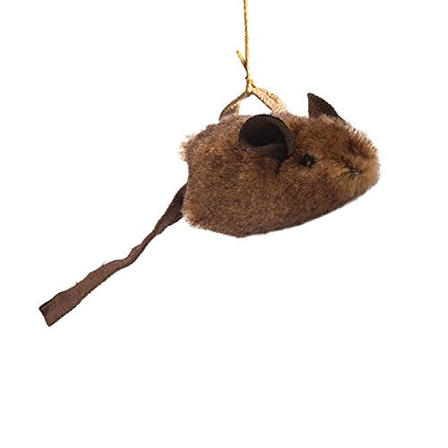 OurPets Play-N-Squeak Batting Practice Cat Toy, Real Mouse Sound Inside - style: Batting Practice (Pack of 1)