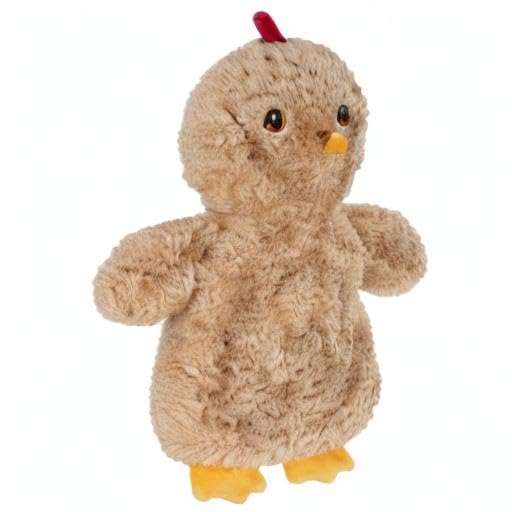 Best Pet Supplies Interactive Squeaky Dog Toy - Baby Chicken, Khaki - color: Crinkle Chicken (Khaki), size: Large