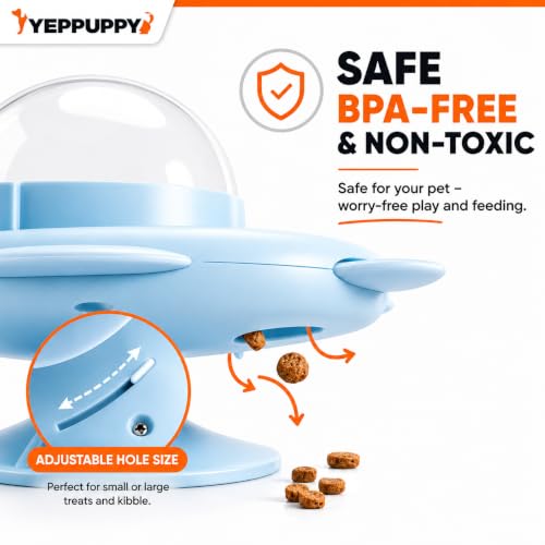 YEPPUPPY Interactive Airplane Dog Puzzle Toy for Small Dogs