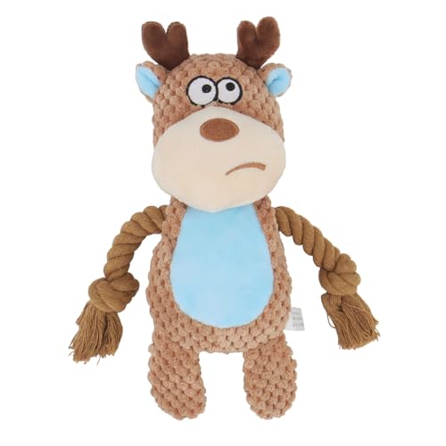 Dog Toys, Dog Squeaker Toys with Crinkle Paper (Camel-Colored Elk) - color: Camel-Colored Elk