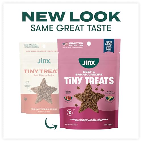 Jinx Dog Training Treats, Bite-Sized Training Treats for Dogs, Beef, 4oz - size: 4 Ounce (Pack of 6)