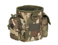 Compact Drawstring Tactical Dump Pouch Bag Dog Treat Training Pouch for Range Shooting, Hunting Airsoft ，Also As Training Bag for Doggie Puppy Treat Snack Pet Toys - color: CAMO