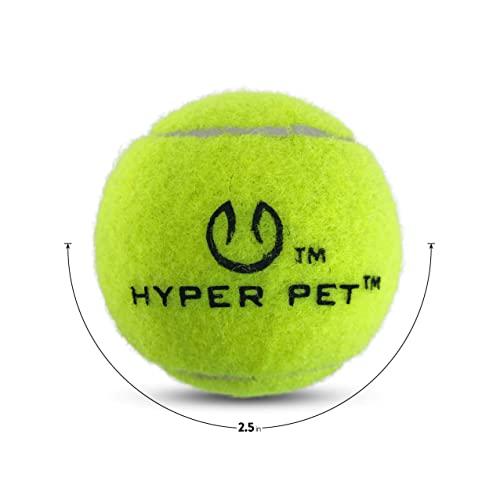 Hyper Pet Tennis Balls for Dogs, Pet Safe Dog Toys for Exercise and Training, Pack of 4, Green - color: Green, size: Regular 2.5" - 4 Pack