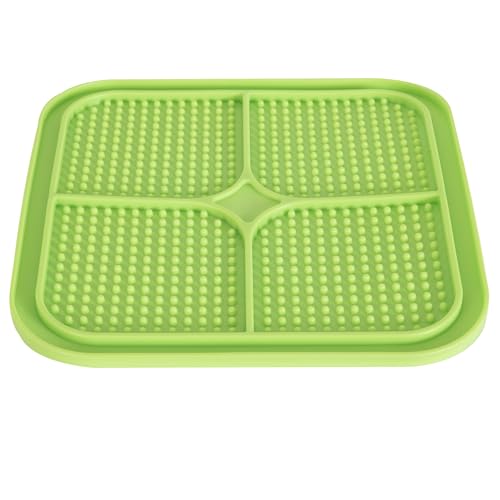Pet Zone Boredom Busterz Relax Slow Feeder Licking Mat, Dogs, Cats, Green