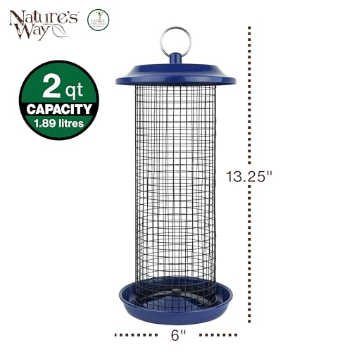 Nature's Way Metal Mesh Mixed Seed and Peanut Bird Feeder