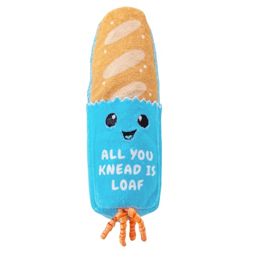 Catstages Loaf Kicker Interactive Cat Toy with Catnip & Dental Mesh, 6.5" - color: Loaf Kicker