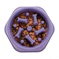 Slow Feeder Dog Bowls Anti Gulping Reduces Gastric Burden Prevents Bloat and Digestive Issues Safe Durable Material Easy to Clean Puppy Slow Feeder Bowl for Healthy Eating Excess Energy Management