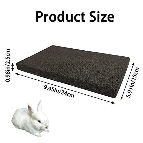 BNOSDM Rabbit Grinding Claw Pads Bunny Scratch Foot Pad Natural - color: Black 1x Large