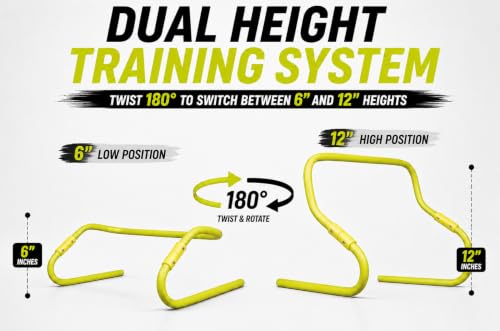 GSi Dual Height Hurdles for Soccer Speed and Agility Training