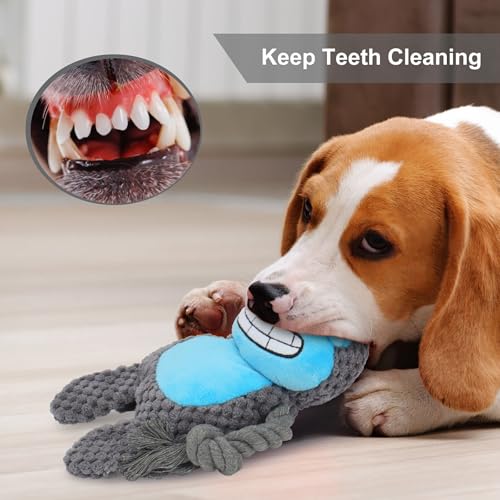 Dog Toys, Dog Squeaker Toys with Crinkle Paper (Dark Gray Donkey) - color: Dark Gray Donkey