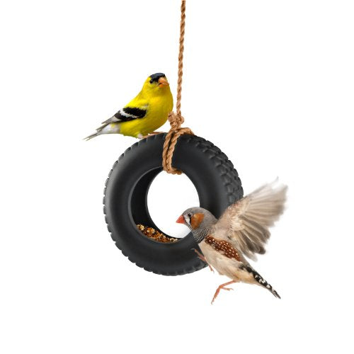 Genuine Fred Swing TIME Tire Swing Bird Feeder - 5132177