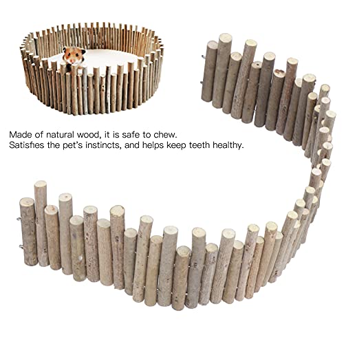 Small Animal Wooden Fence Flexible 30cm Bendable Barrier