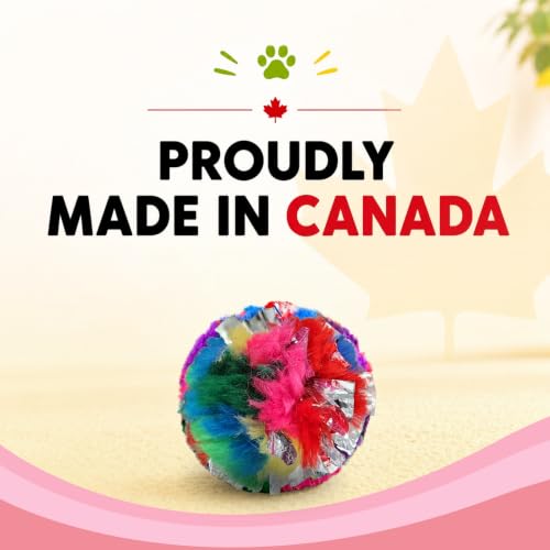 Jumbo Crinkle Balls for Cats – 3.5 Inch, 1 Pack - size: 3.5 inch (Pack of 1)
