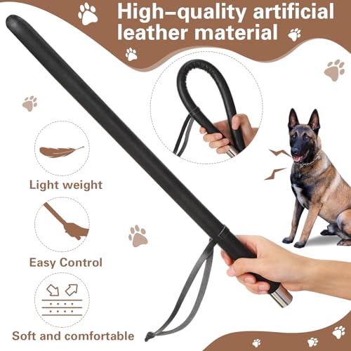 Leyndo 4 Pcs Dog Training Sleeve Set with Tug Pillow Stick Ball, Red - color: Red