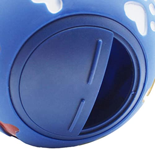 Dog Treat Dispenser Ball, Adjustable Opening Slow Feeder Puzzle Toy - color: Blue, size: S 7.5cm/3.0in Diameter