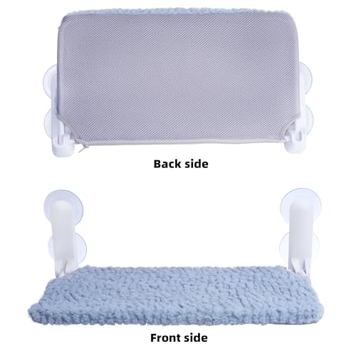 AIWIKIDE Cat Window Perch, Easy Install Bracket, Portable Wall Hammock for Indoor Cat, Light Blue - color: Light Blue, size: Cover - 1 Piece
