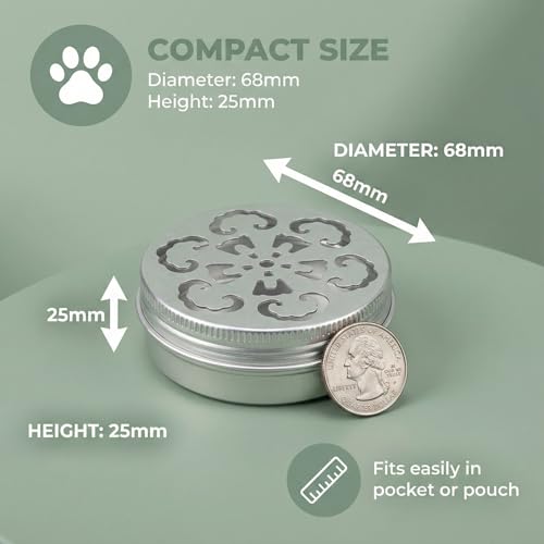 3 Pack Dog Scent Training Kit Nosework Containers for Dogs, Nose Work Supplies for Scent Training, Aluminum Dog Scent Boxes