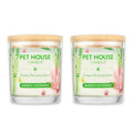 Bamboo Watermint Candle Pet Friendly Plant-Based Wax, 2 Pack Pet House - color: Bamboo Watermint, size: Pack of 2