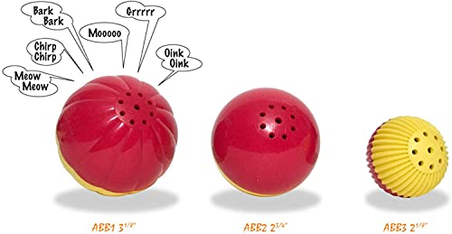 Pet Qwerks Animal Sounds Babble Ball - Interactive Chew Dog Toy - Large - size: Large, style: Animal Sounds Babble