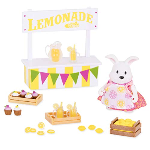Li'l Woodzeez Lemonade Stand Playset, Rabbit Figurine, 25 Pieces, Playsets - style: Lemonade Stand