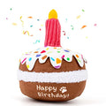 lilfrd Dog Birthday Toy, Squeaky Plush Birthday Cake Puppy Gift - style: Birthday Cake