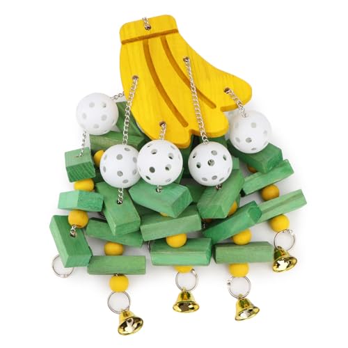 GPY Parrot Toys for Macaw, Interactive Bird Toys for Parrots Large Bird - color: Big banana