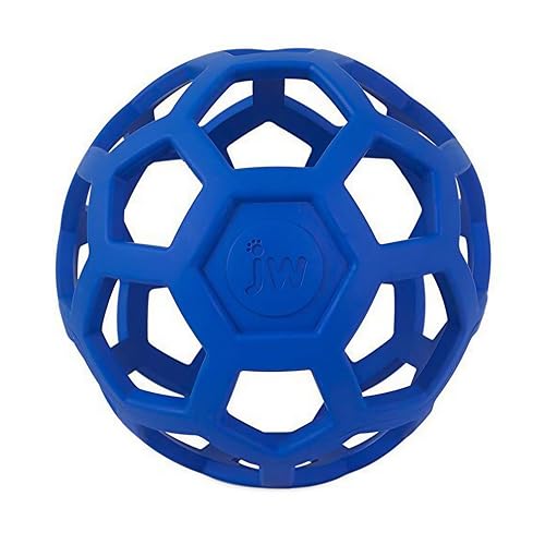 JW Pet HOL-ee Roller Dog Puzzle Ball, XL 7.5in, Natural Rubber