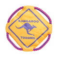BarkBox Kangaroo Tossing Flying Disc Dog Toy - for Dogs - color: Kangaroo Tossing