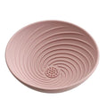 Dog Lick Bowl Slow Feeder for Dogs and Cats (Pink), Silicone Lick Mat Feeding Bowl for Slow Eating, Anxiety Relief, Interactive Pet Feeding Dish, Dishwasher Safe - color: pink