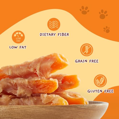 Jungle Calling Chicken & Sweet Potato Dog Treats, Rawhide Free Soft Chews - size: 6 Ounce (Pack of 1)