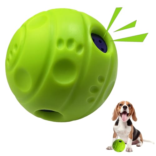 Dog Toys Ball, Interactive, M, 3.46 in (8.8 cm) - color: No Paint, size: M 3.46 in (8.8 cm)
