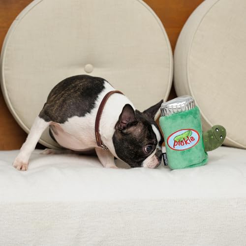 CHEWFFON Dog Interactive Toy, Plush Hide and Seek Burrow Puzzle - style: Pickle