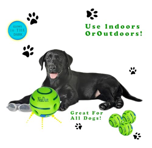 Swing Cluck Ball, A Great pet Dog Toys, interactive dog toy,puppy dog ball,Full of Fun. When a Dog Bites it, it can Make Giggles. It's a Beloved Toy for Pets,giggle ball for dogs (Circular Giggle) - color: Circular Giggle