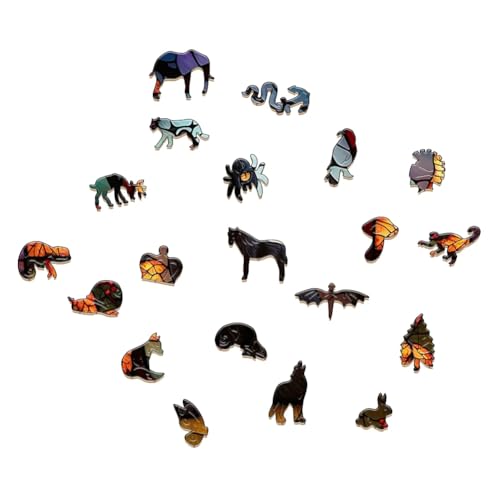 Wooden Fox Puzzle for Adult, 150 Pieces - color: Fox
