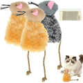 Homoyoyo 3Pcs Catnip Cat Toys Simulated Roo Toy Plush Cat Toy for Indoor Cats Interactive Kicker and Chew for Kittens Breathable Fabric 4.33 X 2.55 X 0.98 in